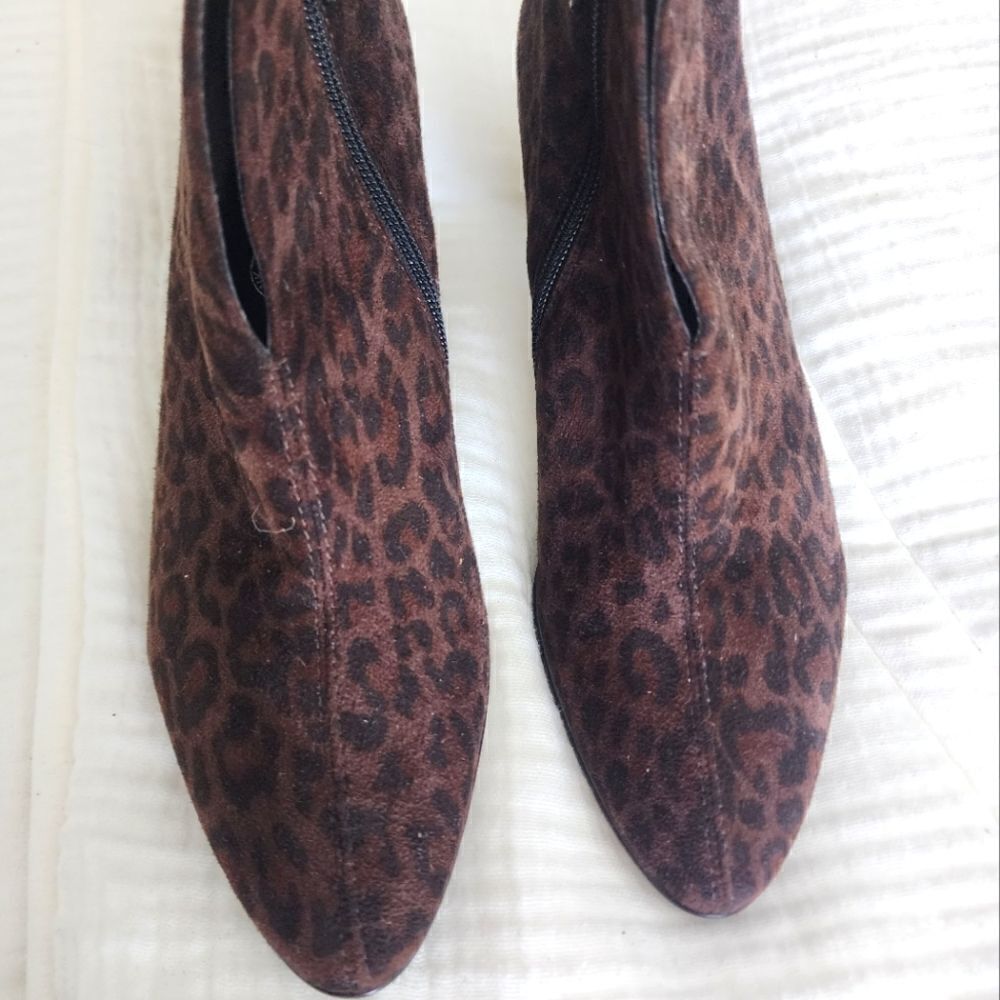 Ara leather leopard print boots - Picture 6 of 16